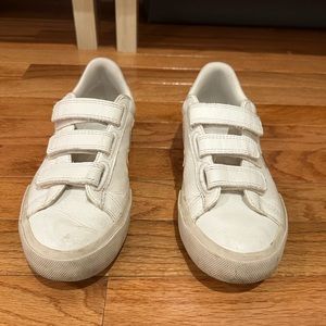 Veja Recife White Platine with Gold V